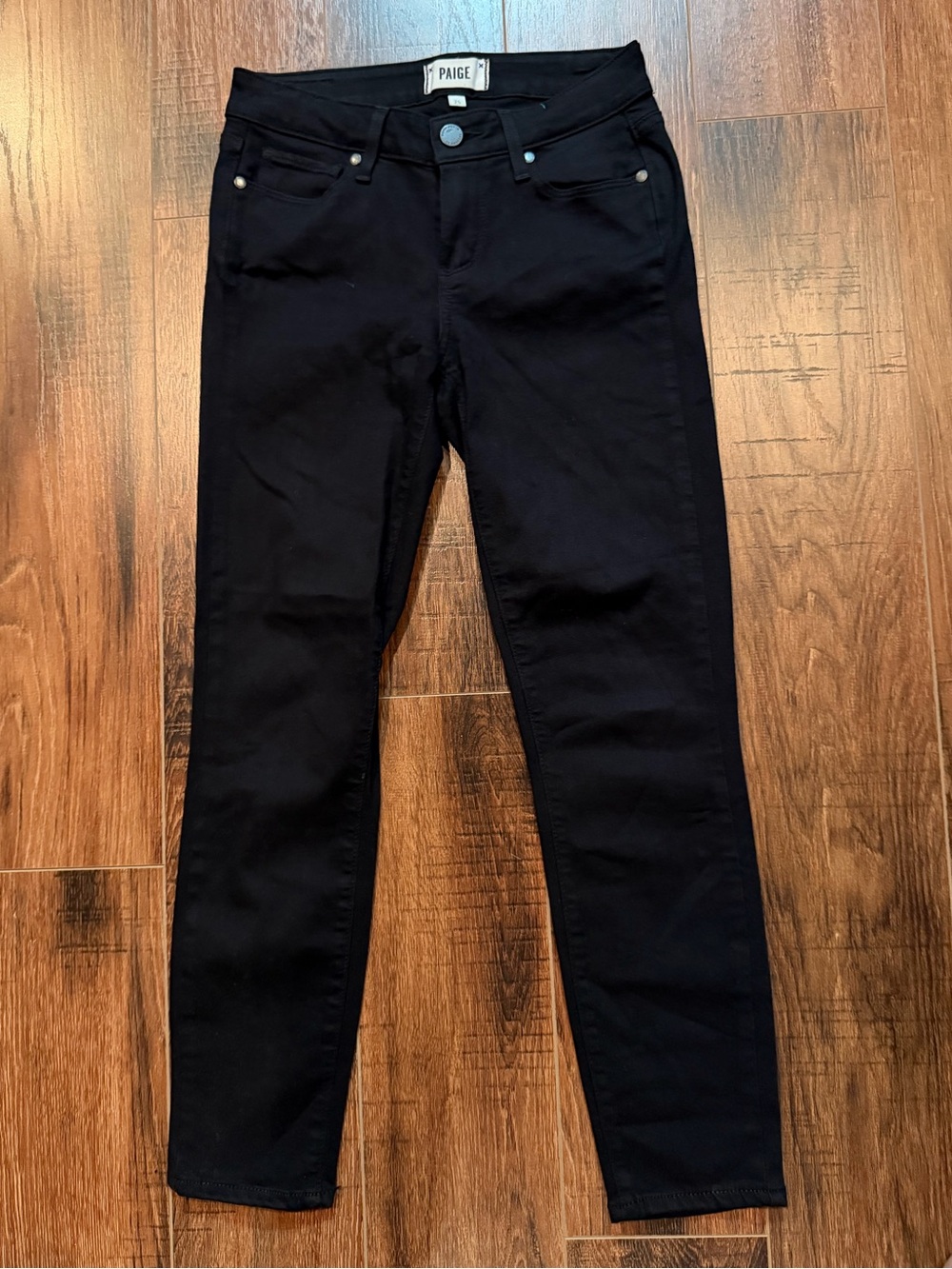 PAIGE Black Verdugo High-Rise Ankle Skinny Jeans- Size 25